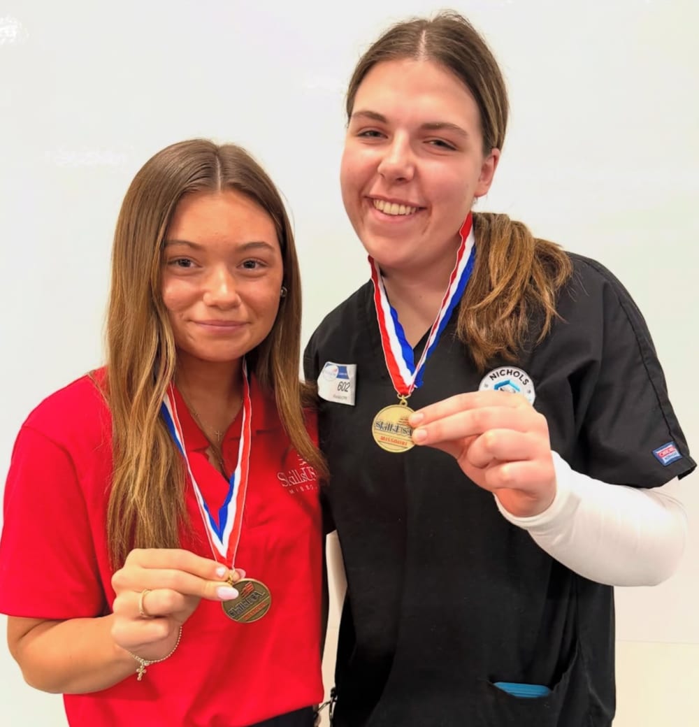 Kallie with her SkillsUSA medal